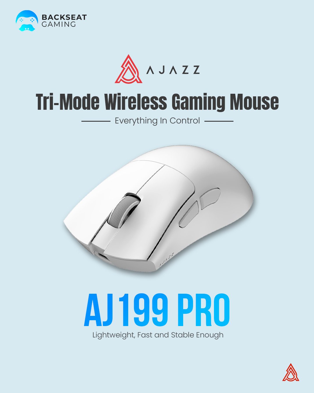  Ajazz AJ199 Pro Wireless Gaming Mouse